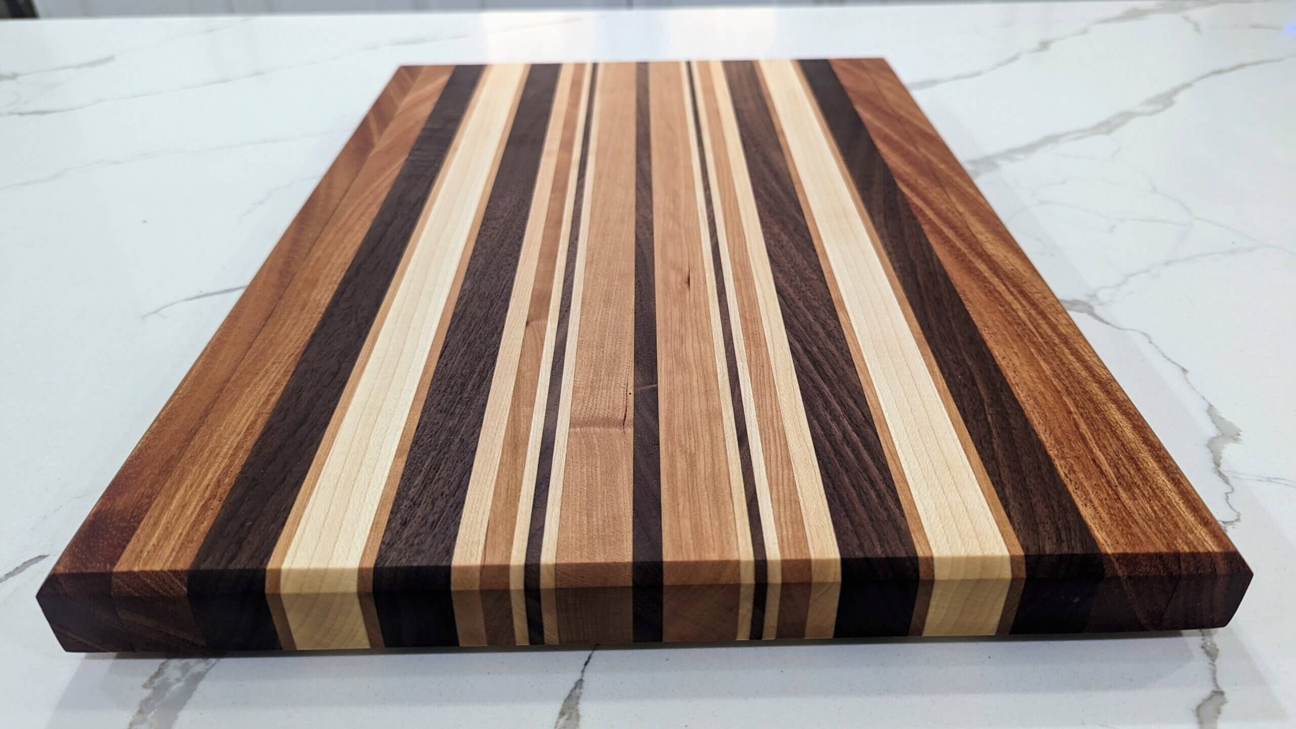 Mahogany Edged Cutting Board (EGCB-S3B-SM) - Crafted At Home