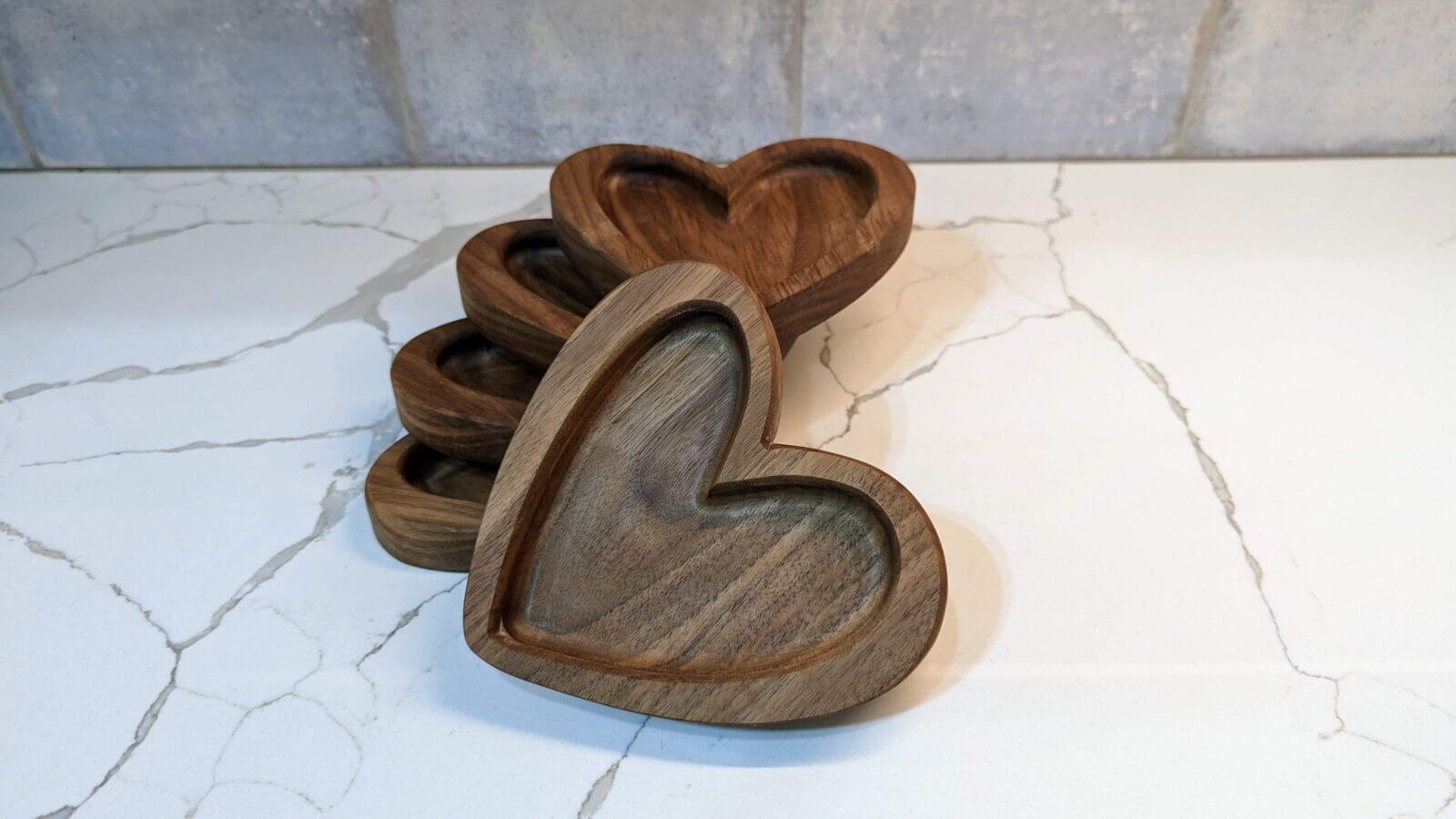 Heart Shaped Tray – Hardwood